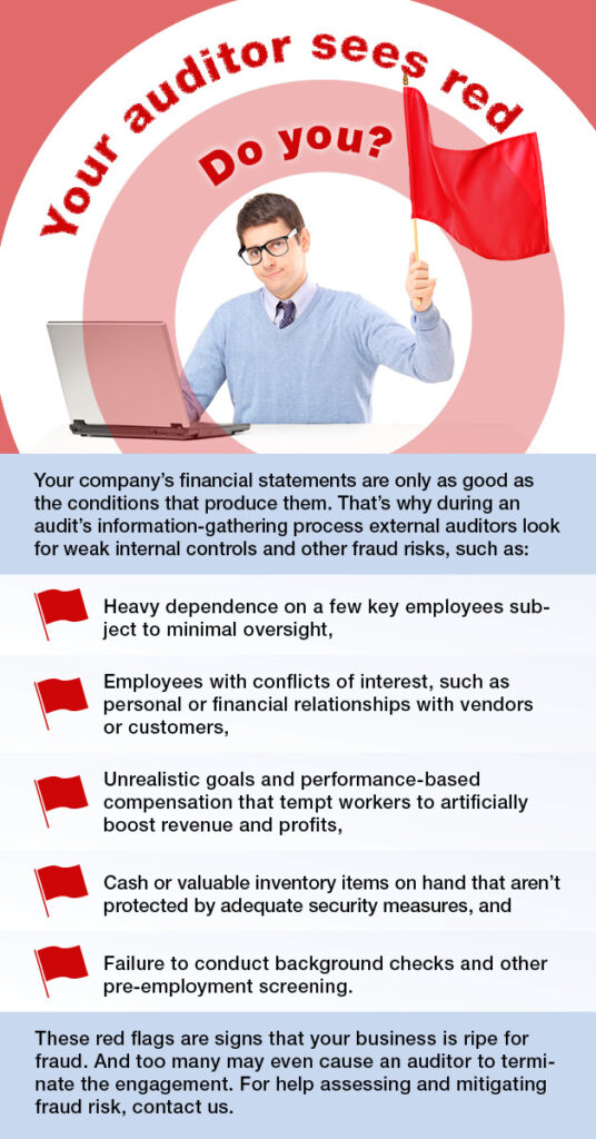 Red flags to watch out while assessing a company?